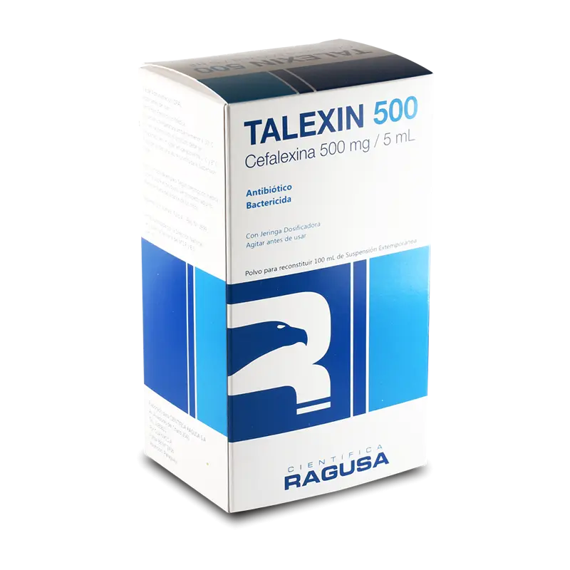 Talexin 500 / 5 mL - Frasco x 100 mL + Jeringa Dosificadora