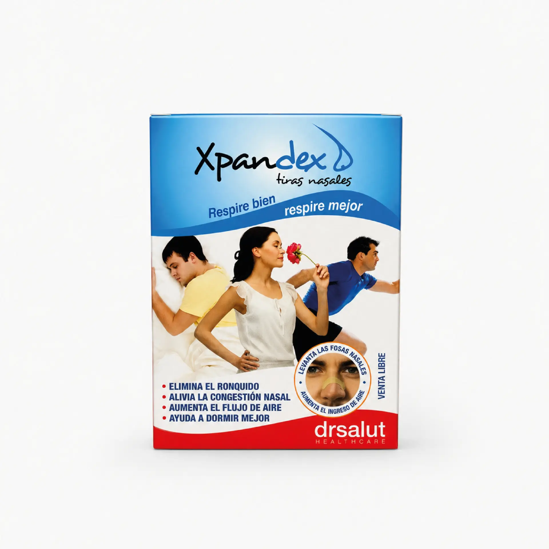Xpandex - Caja x 10 Tiras Nasales